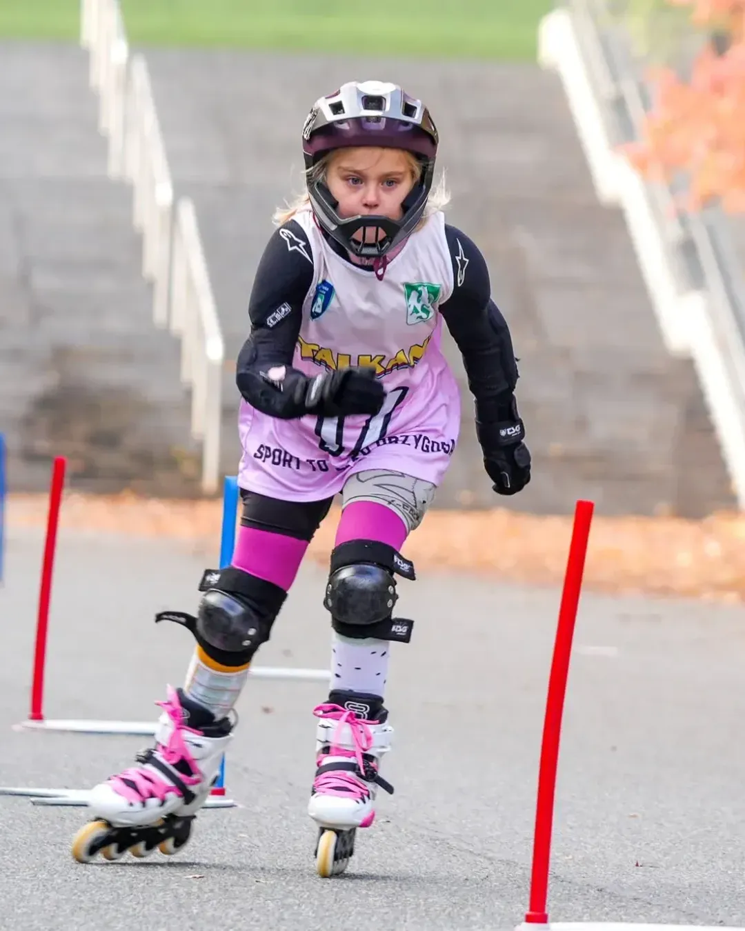Karolina N. w slalomie przy PGE Narodowym