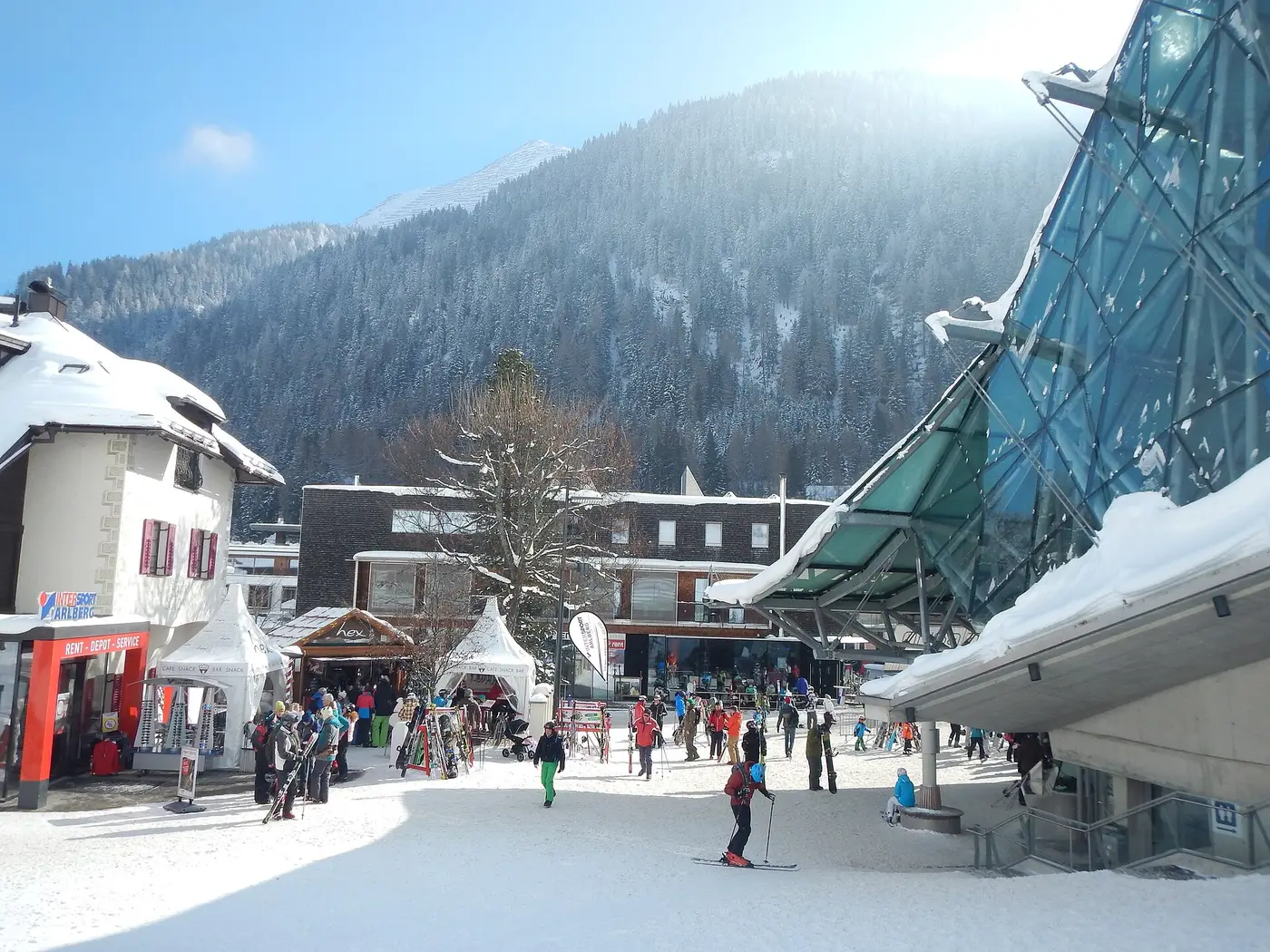 Ski Arlberg — Talstation Galzigbahn in St. Anton - panoramio