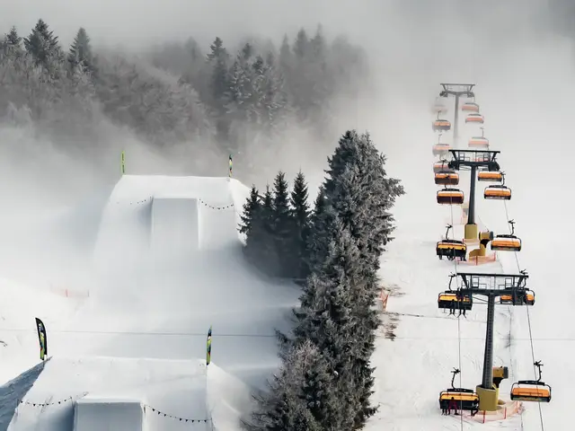 Słotwiny Arena — Słotwiny Arena widok kolei głównej oraz snowpark L