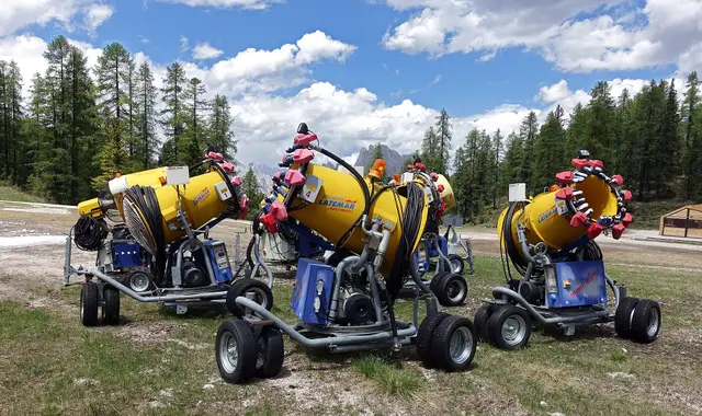 Cortina — Latemar snow guns